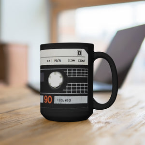 Riff Tape Black Mug 15oz